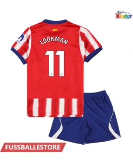 Günstige Atletico Madrid Ademola Lookman #11 Heimtrikotsatz Kinder 2026-27 Kurzarm (+ Kurze Hosen)